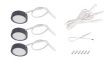 Sylvania Sylduo STARTER KIT 3x270LM 830 3000K mennyezeti/beépíthető 3db-os LED világítás - fekete