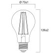 Sylvania ToLEDo RT GLS V5 CL DIM 1521LM E27 11.2W  2700K LED-es fényforrás