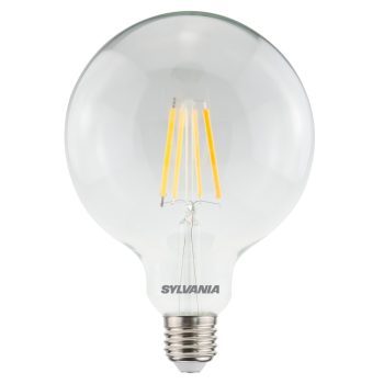 Sylvania TOLEDO RT G125 V5 CL SL E27 8W (75W) 1055lm 2700K (melegfehér) 827 LED-es design fényforrás   Sylvania TOLEDO RT G125 V5 CL SL E27 8W (75W) 1055lm 2700K (melegfehér) 827 LED-es design fényforrás