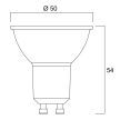 Sylvania REFLED PLATINUM RETRO ES50 SL GU10 2W (50W) 360lm 4000K (hidegfehér) 840 LED-es fényforrás