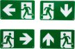 Sylvania LiFeSafe Multifix Exit Sign EX C EM3 NM/MT ST komplett vészvilágító piktogramokkal