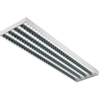 Sylvania SPORTSBAY (EXTENSIVE REFLECTOR) T5 4X80W 4000K (semleges fehér) IP20 840 labdavédett armatúra 4db T5-ös fénycsővel   Sylvania SPORTSBAY (EXTENSIVE REFLECTOR) T5 4X80W 4000K (semleges fehér) IP20 840 labdavédett armatúra 4db T5-ös fénycsővel