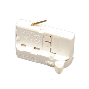 Nordic Aluminium Global Trac sín adapter 3 fázisú sínhez, fehér színben (GA69-3)   Nordic Aluminium Global Trac sín adapter 3 fázisú sínhez, fehér színben (GA69-3)