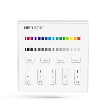 MiBoxer MiLight B3 RGB+W fali vezérlő 3V Elemes MiBoxer MiLight B3 RGB+W fali vezérlő 3V Elemes