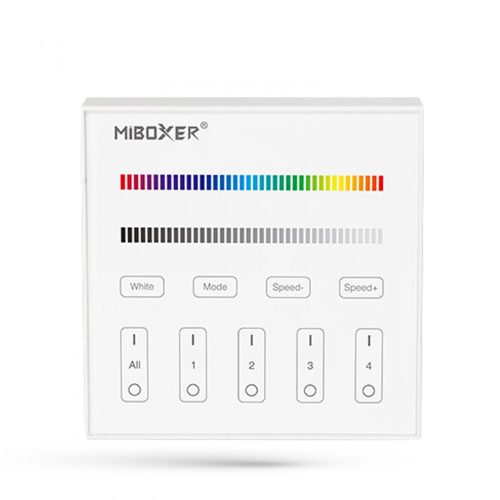 MiBoxer MiLight B3 RGB+W fali vezérlő 3V Elemes