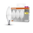 Osram 3db E14 4.9W (40W) 470lm 2700K (melegfehér) LED-es fényforrás
