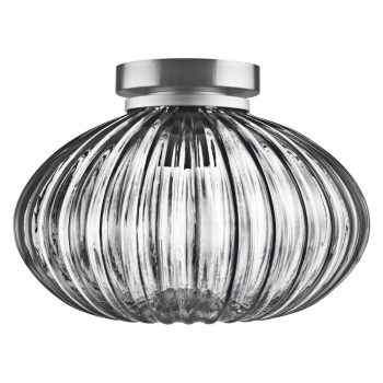 Ledvance Vintage 1906 Carved Pumpkin Glass Smoke lámpatest (E27-es foglalattal, izzót nem tartalmaz)   Ledvance Vintage 1906 Carved Pumpkin Glass Smoke lámpatest (E27-es foglalattal, izzót nem tartalmaz)