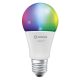 Ledvance SMART+ WiFi Classic 60 RGBW E27 9W (60W) 806lm 2700-6500K (változtatható színhőmérsékletű) LED fényforrás