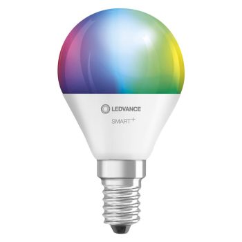 Ledvance SMART+ WiFi Mini Bulb 40 RGBW E14 4.9W (40W) 470lm 2700-6500K (változtatható színhőmérsékletű) LED fényforrás   Ledvance SMART+ WiFi Mini Bulb 40 RGBW E14 4.9W (40W) 470lm 2700-6500K (változtatható színhőmérsékletű) LED fényforrás