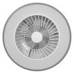 Ledvance SMART+ Wifi Ceiling Fan LED Cylinder 550mm + RC LED Ventilátoros mennyezeti lámpa