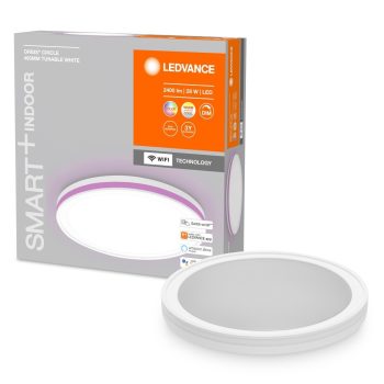 Ledvance SMART+ Wifi Orbis Circle White 460mm RGB + TW 28W 2400lm 3500-6500K (változtatható színhőmérsékletű) IP20 fali-mennyezeti lámpa   Ledvance SMART+ Wifi Orbis Circle White 460mm RGB + TW 28W 2400lm 3500-6500K (változtatható színhőmérsékletű) IP20 fali-mennyezeti lámpa