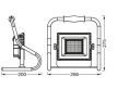 Ledvance LED Worklight Battery R-Stand 20W 1600lm 4000K (semleges fehér) IP44 akkumlátoros munkalámpa