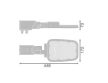 Ledvance STREETLIGHT AREA SM V 45W 6075lm 4000K (semleges fehér) IP66 szürke utcai lámpatest