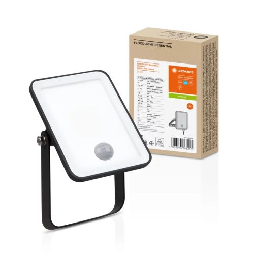 LEDVANCE Floodlight Essential Sensor 10W 900lm 4000K (semleges fehér) IP65 mozgásérzékelős LED reflektor