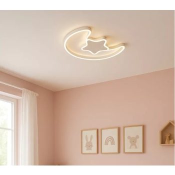   IconIQ Hold és csillag dekor szabályozható mennyezeti LED lámpa távirányítóval