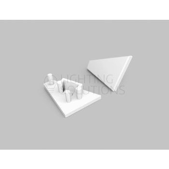 TOPMET végzáró CORNER10 gen2 fehér