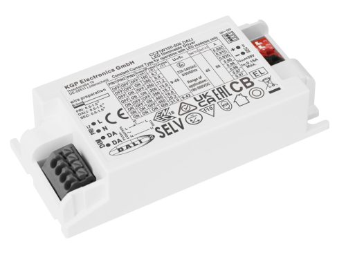 KGP CC21W150-500 DALI 21W Állandó Áramú DALI-2&Push-Dim LED Tápegység