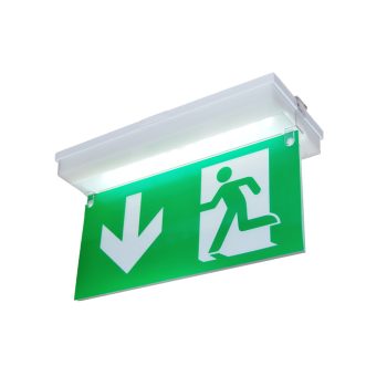   Normalux F-DBL Extraplana vészvilágítóhoz kétoldali élvilágító plexilap