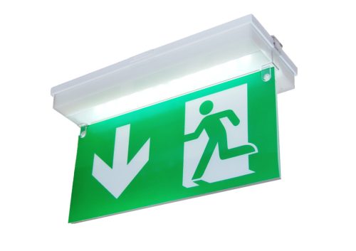 Normalux F-DBL Extraplana vészvilágítóhoz kétoldali élvilágító plexilap