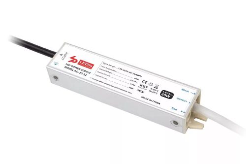 LEDis LD-20-12, LED tápegység, 20W / 12V