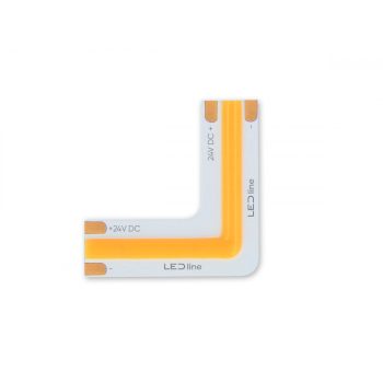 LEDline PRIME COB LED strip connector angular 2700K 10mm 2 PIN Type L 14W   LEDline PRIME COB LED strip connector angular 2700K 10mm 2 PIN Type L 14W
