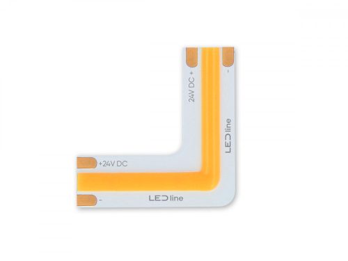 LEDline PRIME COB LED strip connector angular 2700K 10mm 2 PIN Type L 14W