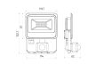 LEDline LITE Floodlight PHOTON 20W 4000K 2000lm with motion sensor