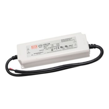 Mean Well LPV-150-24 IP67 191x63x37,5 mm 24V DC LED tápegység   Mean Well LPV-150-24 IP67 191x63x37,5 mm 24V DC LED tápegység