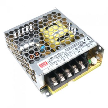 Mean Well LRS-50-12 IP20 99x82x30 mm 12V DC LED tápegység Mean Well LRS-50-12 IP20 99x82x30 mm 12V DC LED tápegység