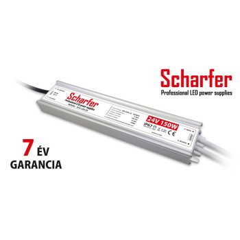 Scharfer professional LED tápegység 150W 24V