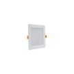 SpectrumLED DURE 3 DOWNLIGHT 12W NW 230V 110deg IP54 IK06 145x145x34 fehér, integrált tápegységgel