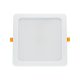 SpectrumLED DURE 3 DOWNLIGHT 24W NW 230V 110deg IP54 IK06 220x220x34 fehér, integrált tápegységgel