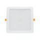 SpectrumLED DURE 3 DOWNLIGHT 24W WW 230V 110deg IP54 IK06 220x220x34 fehér, integrált tápegységgel