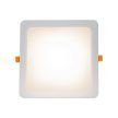 SpectrumLED DURE 3 DOWNLIGHT 24W WW 230V 110deg IP54 IK06 220x220x34 fehér, integrált tápegységgel