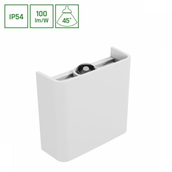 SpectrumLED LUNARIX SCONCE 2W CCT 230V IP54 Ra90 110x100x40mm WHITE, up/down light   SpectrumLED LUNARIX SCONCE 2W CCT 230V IP54 Ra90 110x100x40mm WHITE, up/down light