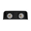 SpectrumLED LUNARIX 2 SCONCE 4W CCT 230V IP54 RA90 110X110X40 MM BLACK, UP/DOWN LIGHT