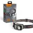 VIDEX LED 500lm 5000K fejlámpa piros és zöld jelzőfénnyel szenzoros vezérléssel