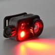 VIDEX LED 500lm 5000K fejlámpa piros és zöld jelzőfénnyel szenzoros vezérléssel