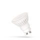 SpectrumLED GU10 230V 10W 930lm 6000K (hidegfehér) SMD CW 100° Prémium, kerámia, fehér LED fényforrás