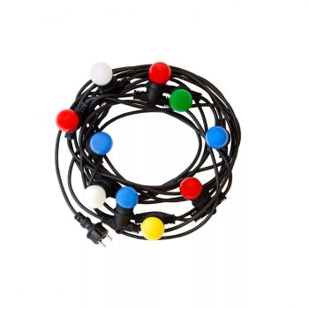 SpectrumLED Girlanda 10xE27 10m IP44 fényfüzér