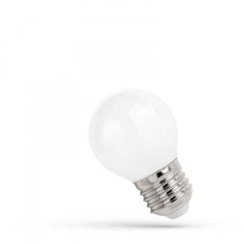   SpectrumLED Gömb G45 E27 230V 1W 90lm 3000K (melegfehér) COG WW OPÁL  LED fényforrás